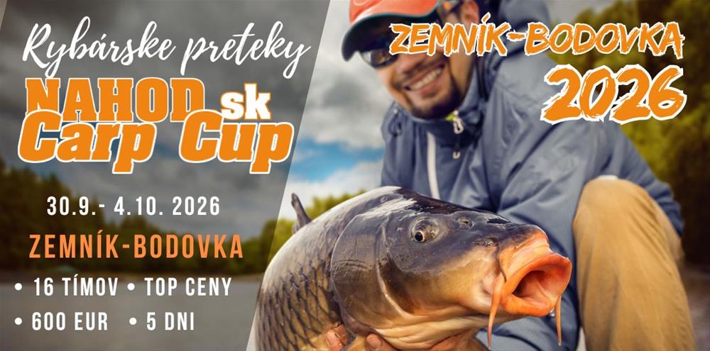 NAHOD.sk CARP CUP 2026 - Zemník-Bodovka