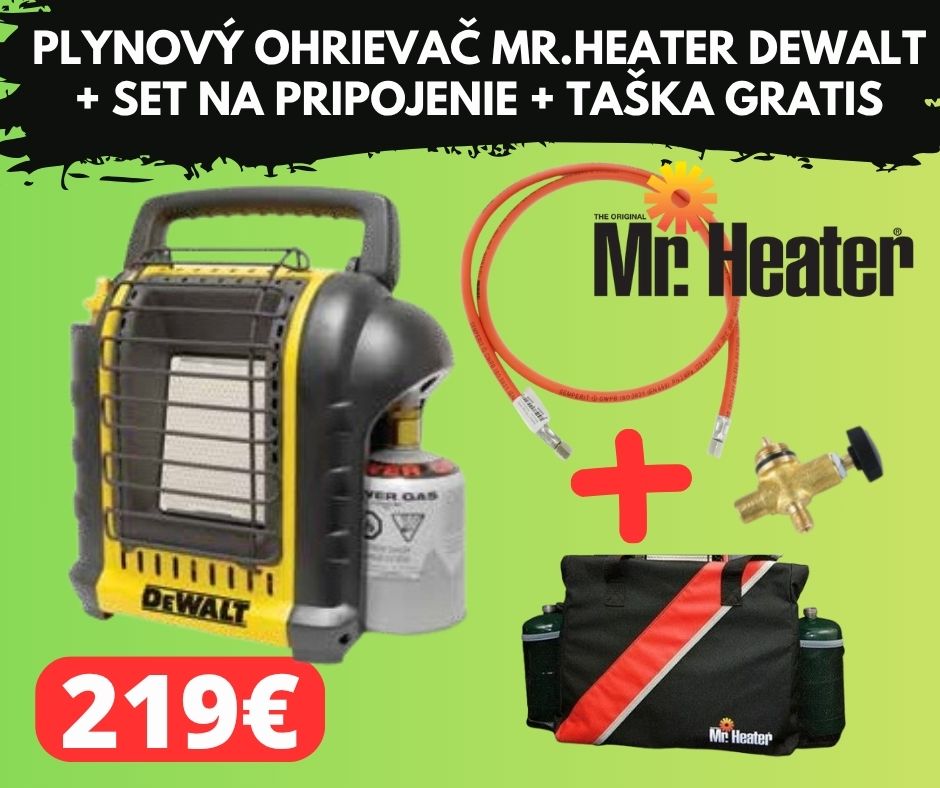 Mr.Heater Ohrievač Portable Buddy DEWALT SET + taška GRATIS